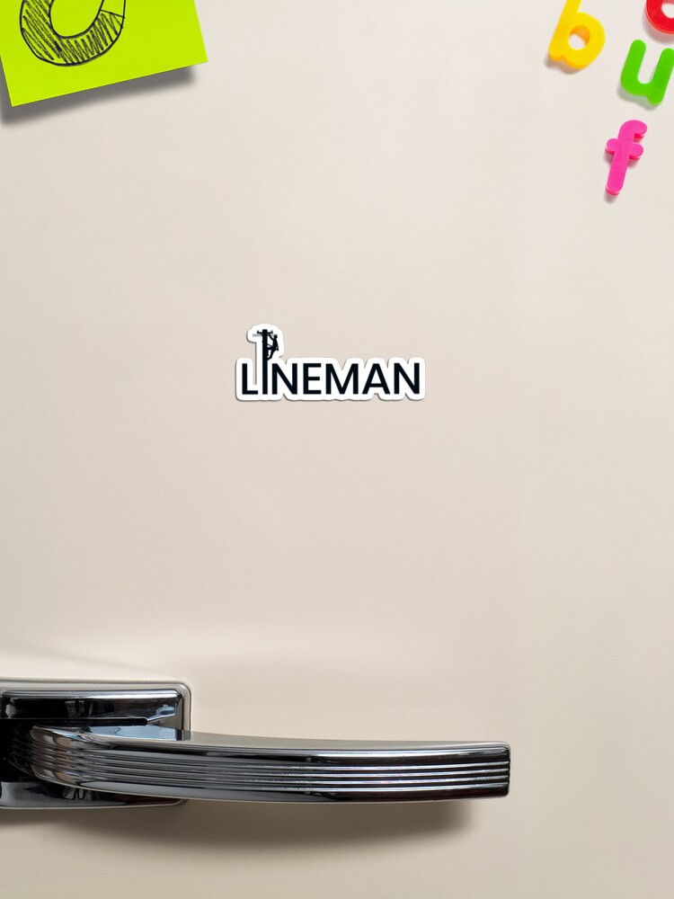 Thumbnail 1 of 3, Magnet, Linemen Typography designed and sold by LineXpressions.