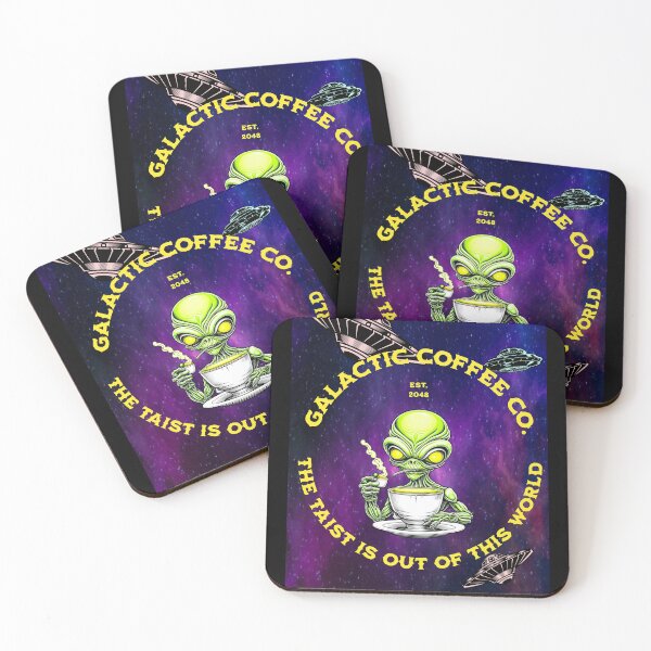 Item preview, Galactic Coffee Co. - Sci-Fi designed and sold by Zombie-Killa.