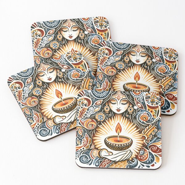 Item preview, Diwali celebration candle designed and sold by tipitoes.
