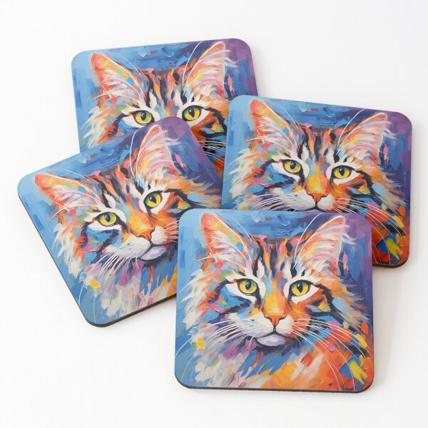 Item preview, Expressive Feline Encounter 2 designed and sold by Popqu1zArt.
