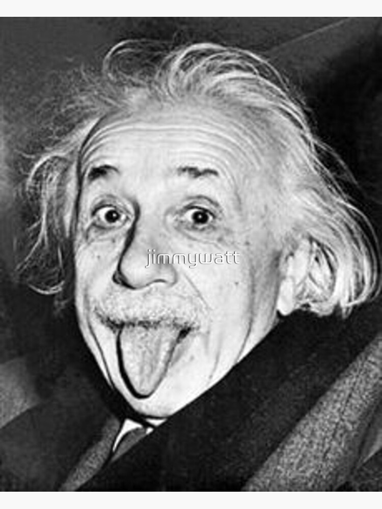 Albert Einstein Tongue by jimmywatt