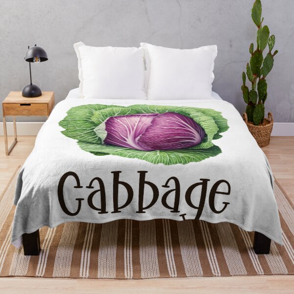 Item preview, Cabbage Illustration designed and sold by Sketch-Shack.