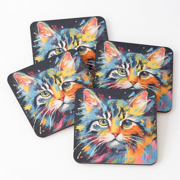 Item preview, Expressive Feline Encounter 4 designed and sold by Popqu1zArt.