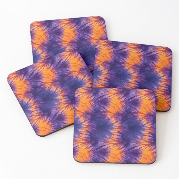 Item preview, Pruple and Orange batik tie-dye designed and sold by FR--Studio.