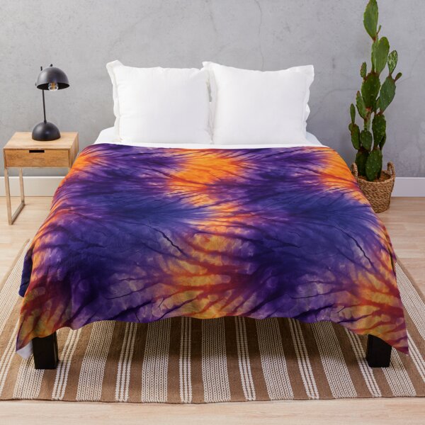 Item preview, Pruple and Orange batik tie-dye designed and sold by FR--Studio.
