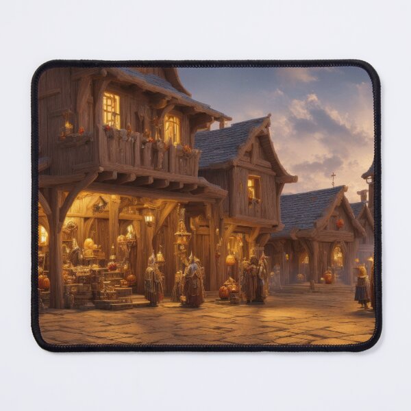 Item preview, Picture Medieval Middle Ages Autumn Market designed and sold by Damian Sobczyk.