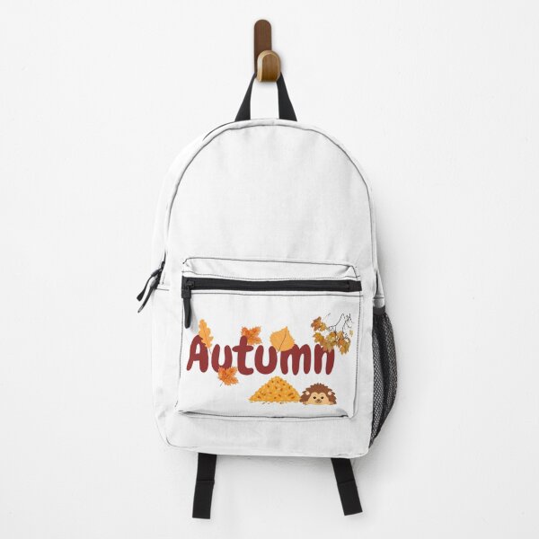 Item preview, Atumn text with leaves and hedgehog designed and sold by Created by Aia.