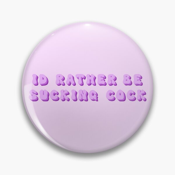 Item preview, I'd Rather Be Sucking Cock Groovy Purple Retro designed and sold by KinkShoppe.