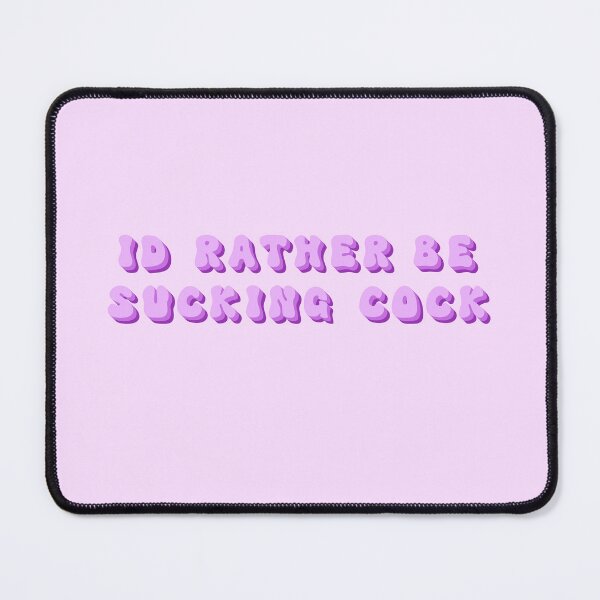 Item preview, I'd Rather Be Sucking Cock Groovy Purple Retro designed and sold by KinkShoppe.