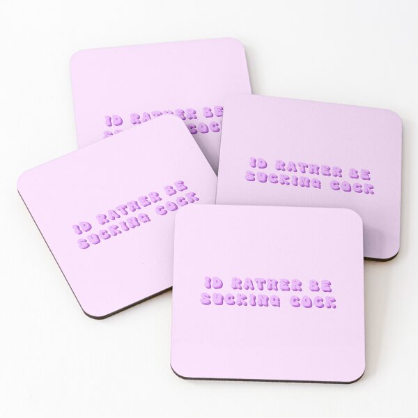 Item preview, I'd Rather Be Sucking Cock Groovy Purple Retro designed and sold by KinkShoppe.