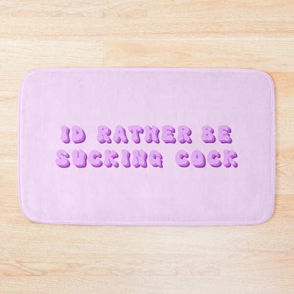 Item preview, I'd Rather Be Sucking Cock Groovy Purple Retro designed and sold by KinkShoppe.