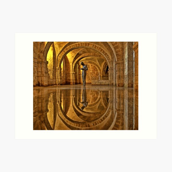 Cathedral Crypt - Winchester Art Print