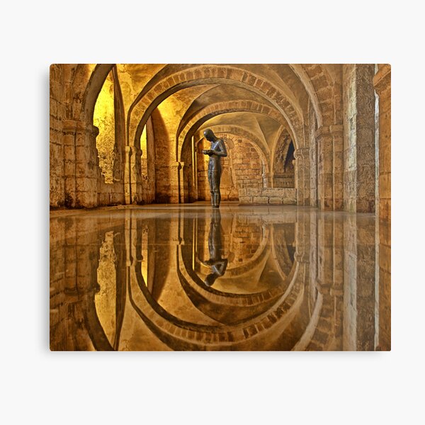Cathedral Crypt - Winchester Metal Print
