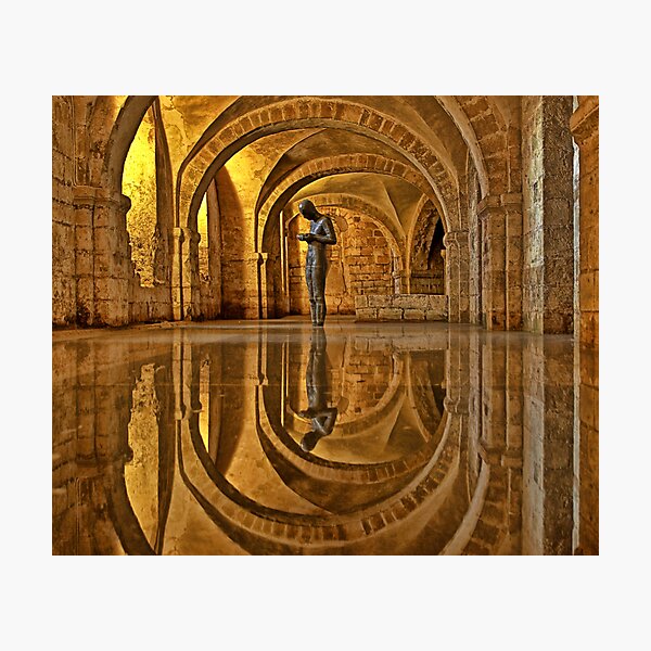 Cathedral Crypt - Winchester Photographic Print