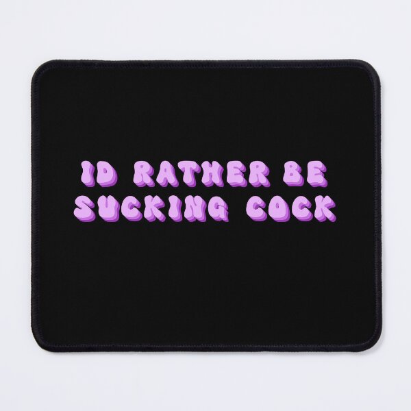 Item preview, I'd Rather Be Sucking Cock Groovy Purple Retro designed and sold by KinkShoppe.