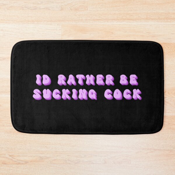 Item preview, I'd Rather Be Sucking Cock Groovy Purple Retro designed and sold by KinkShoppe.