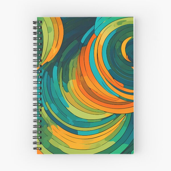 Item preview, Abstract colorful green circles pattern designed and sold by twisted-dot.