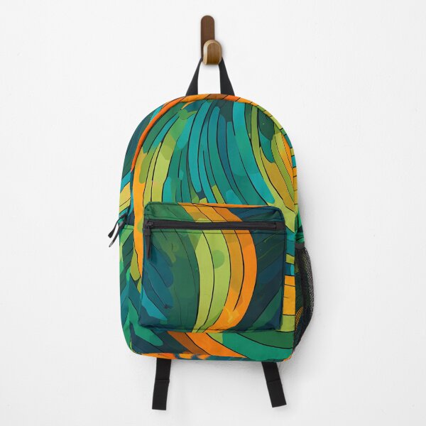 Item preview, Abstract colorful green circles pattern designed and sold by twisted-dot.