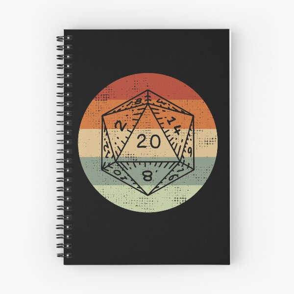 Item preview, DnD D20 Retro Sunset designed and sold by sunburstrpg.