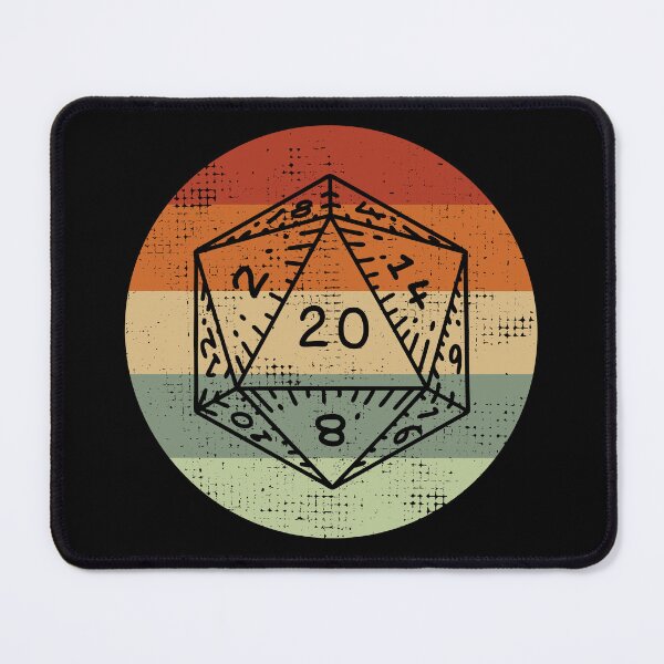 Item preview, DnD D20 Retro Sunset designed and sold by sunburstrpg.