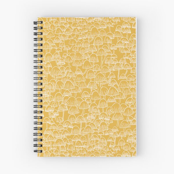 Item preview, Autumn mushrooms gold beige designed and sold by aliceandida.