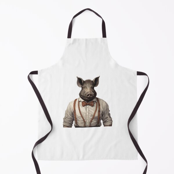 Item preview, a boar in a shirt and suspenders designed and sold by Periush.