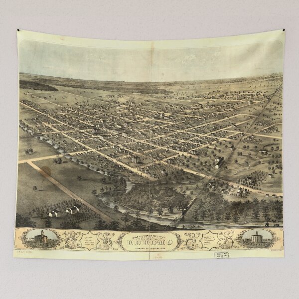 Item preview, Kokomo, Indiana (1868) designed and sold by allhistory.