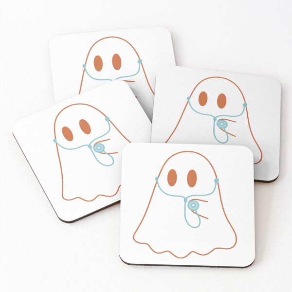 Item preview, A (doctor) ghost with a stethoscope designed and sold by loulou-artifex.