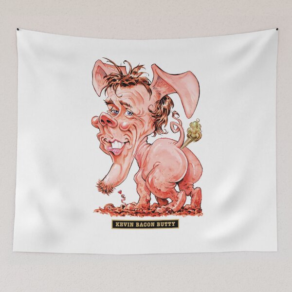 Item preview, KEVIN BACON BUTTY - Another Great Illustration from Paul Cemmick's MOVIESTAR MUTATIONS by DAVID RICHARDSON designed and sold by TIGERDAVER.