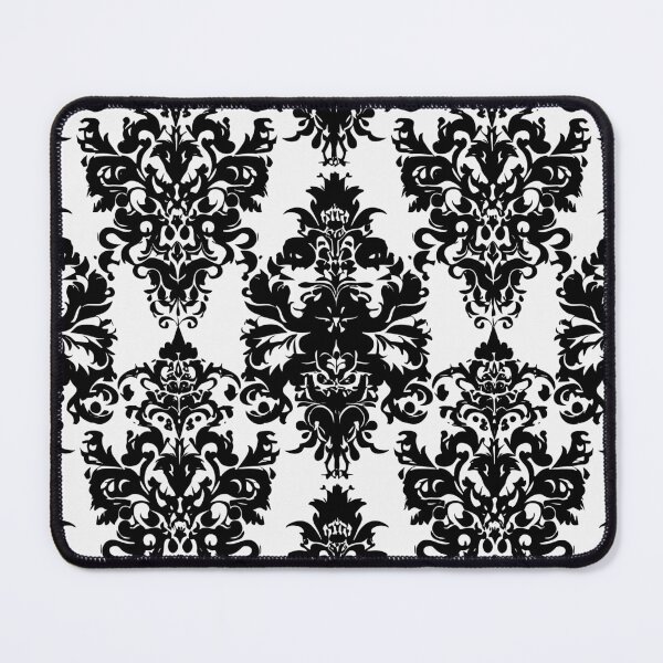 Item preview, Black and White Damask Pattern designed and sold by SamJanner.