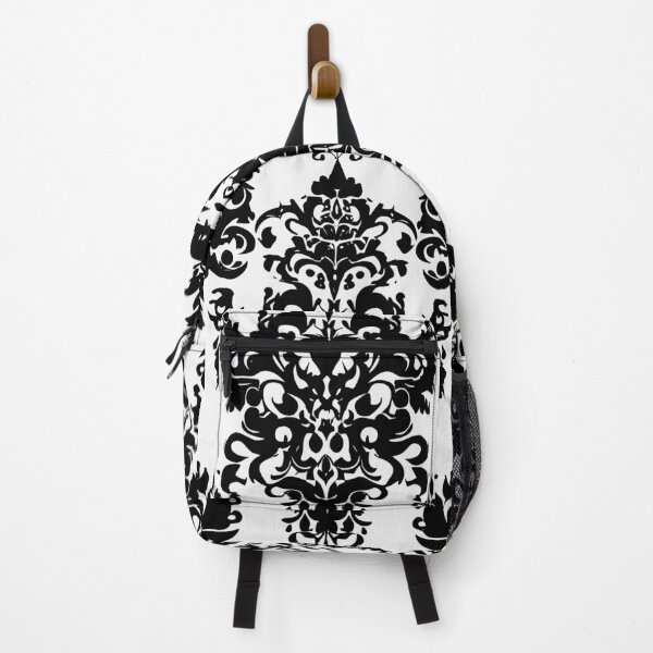 Item preview, Black and White Damask Pattern designed and sold by SamJanner.