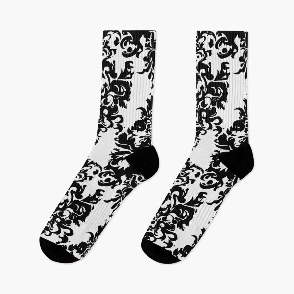 Item preview, Black and White Damask Pattern designed and sold by SamJanner.