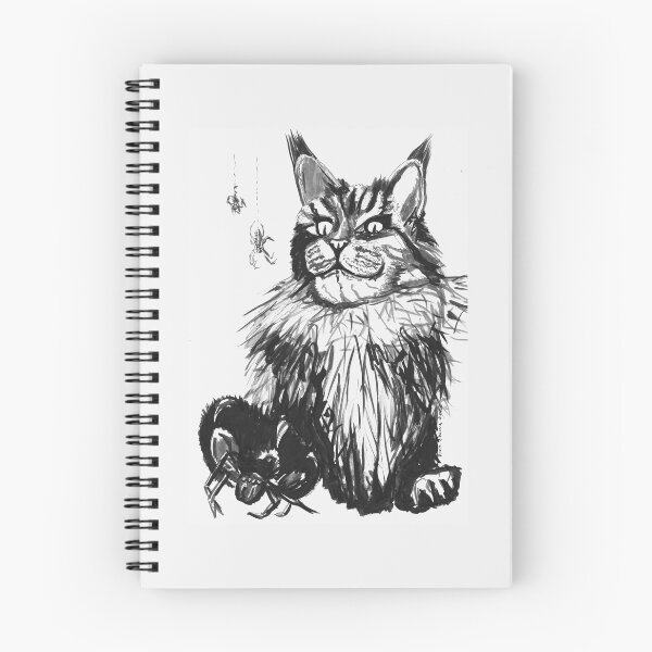 Item preview, Spiders and the Hunting Cat designed and sold by Rina Arling.