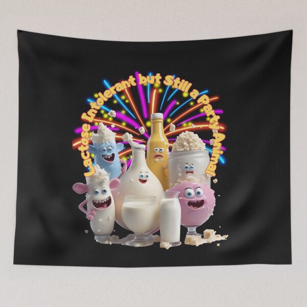 Item preview,  LACTOSE INTOLERANCE BUT STILL A PARTY ANIMAL designed and sold by carlos crane.