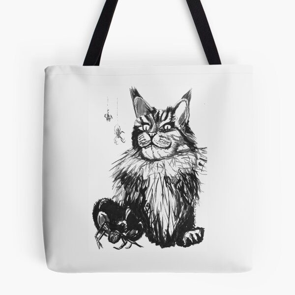 Item preview, Spiders and the Hunting Cat designed and sold by Rina Arling.