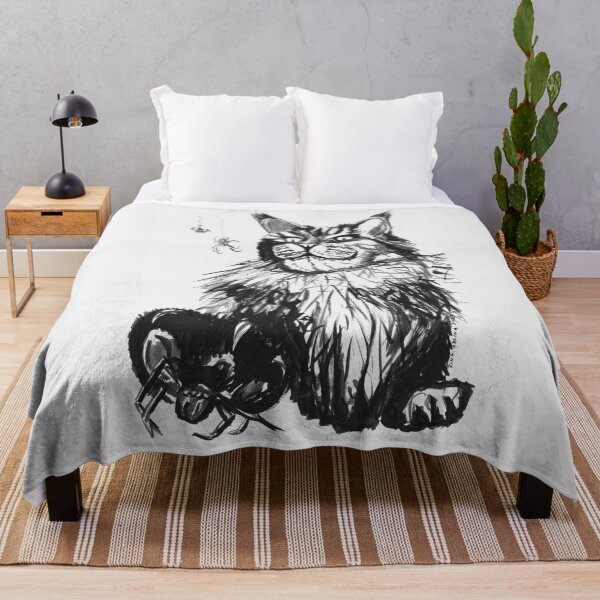 Item preview, Spiders and the Hunting Cat designed and sold by Rina Arling.