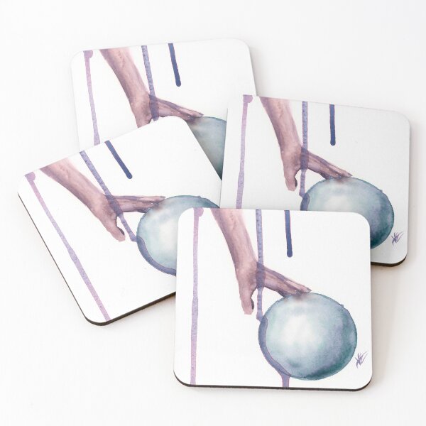 Item preview, Watercolor Hand from the Clouds Bouncing Ball designed and sold by Valerie Englehart.