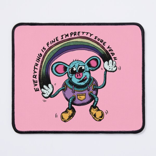 Item preview, Everything Is Fine (light bg) designed and sold by punkcinemaart.