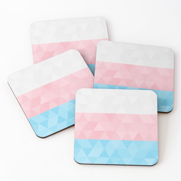 Artikelvorschau, Dreieck-Trans-Flagge (nahtlos) entworfen und verkauft von wetchickenart.