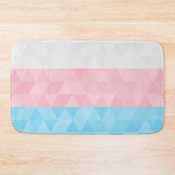 Artikelvorschau, Dreieck-Trans-Flagge (nahtlos) entworfen und verkauft von wetchickenart.