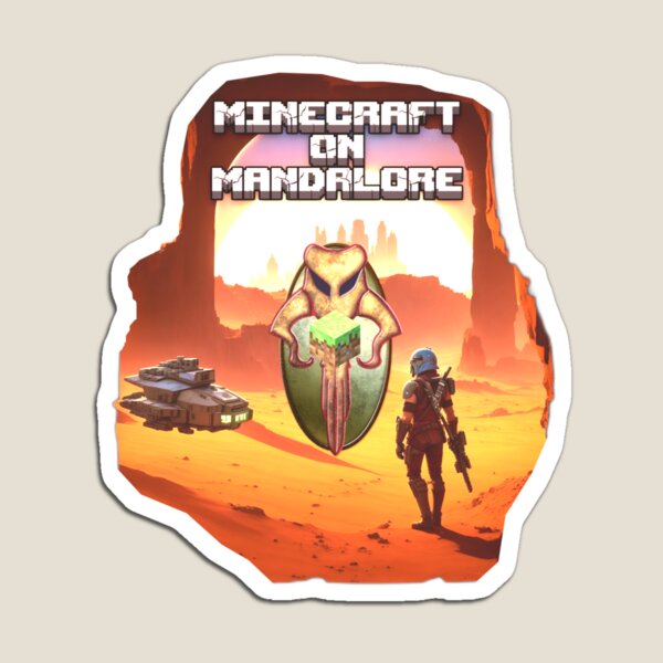 Vista previa del artículo con la obra «MINECRAFT EN MANDALORE», diseñado y vendido por dukeai.