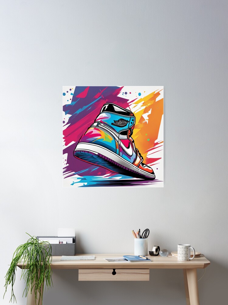 Amazon.com: Graffiti Wall Art, Sneaker Ball Decorations