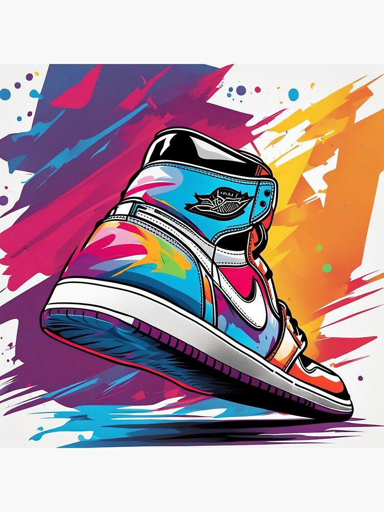 Jordan 1 Graffiti Sneaker Art