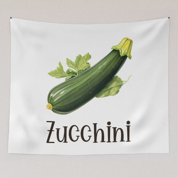 Item preview, Zucchini Illustration designed and sold by Sketch-Shack.