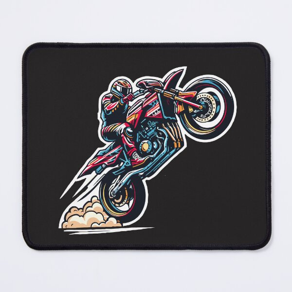 Item preview, Legalize Wheelies Motorbike graphic art design designed and sold by GlobalDesigns-.