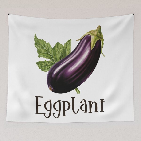 Item preview, Eggplant Illustration designed and sold by Sketch-Shack.