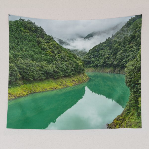 Item preview, Hourglass Reflections on Mountain Lake in Japan designed and sold by Pix4Japan.