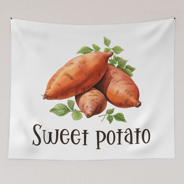 Item preview, Sweet potato Illustration designed and sold by Sketch-Shack.