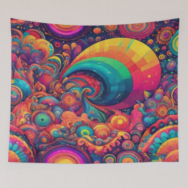 Item preview, Psychedelic Multi Colored Pattern #4 designed and sold by KoliBabb.