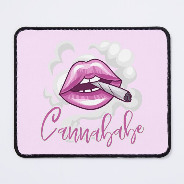 Item preview, CannaBabe | Cannabis Lover Blunt With Pink Lips designed and sold by KinkShoppe.